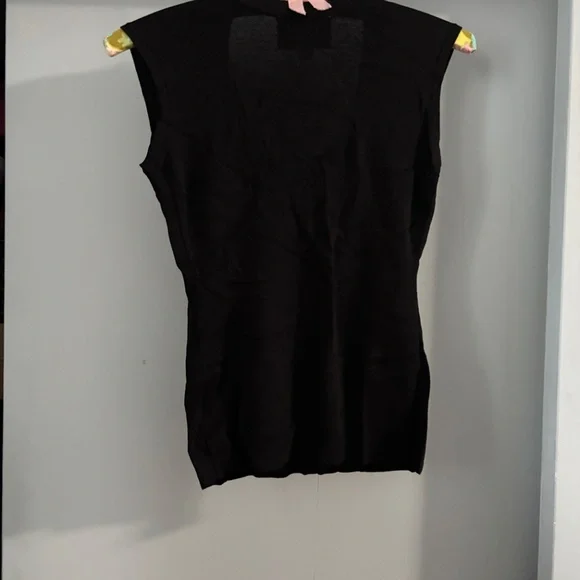 Collectif Ruffle Collar Sleeveless Tank Top Pinup Retro - Picture 4 of 4